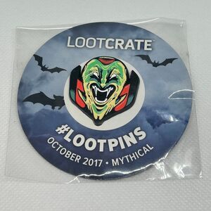Loot Crate Collector Pin October 2017 Mythical